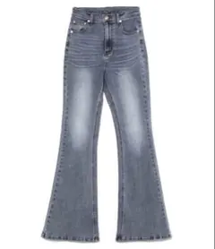 ANDMARY Heart stitch denim blue beige S - メルカリ