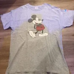 Tony Disney ミッキーマウス　Tシャツ　星条旗　アメリカ　ワッペン　M