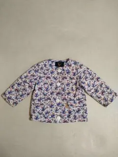 HusHusH ハッシュアッシュ 薄手ダウン 90 女の子 花柄のサムネイル