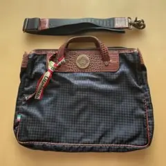 美品 オロビアンコ 2WAYバッグ ネイビー