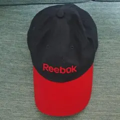 Reebok　リーボック　キャップ　帽子　フリーサイズ　ネイビー　レッド