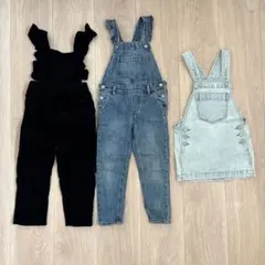 GAP H&M サロペット オーバーオール　3枚セット