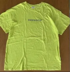 thisisneverthat ロゴTシャツ XL 蛍光イエロー 韓国のサムネイル