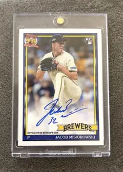 ジェイコブ ミジオロウスキー topps RC auto 直筆サインカード