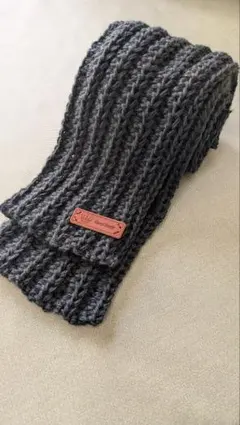 手編みマフラー　メンズ・レディース