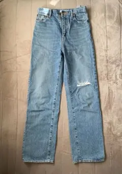 AZUL BY MOUSSY デニム　ハイウエストデニム　ストレートデニム