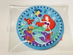 ディズニー Disney 刺繍缶バッジ 1点 リトルマーメイド アリエル