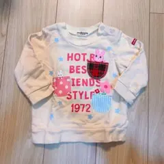 ミキハウスホットビスケッツ　トレーナー　80