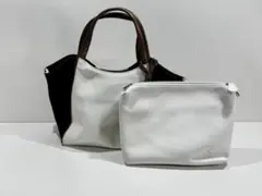 【美品】キタムラ 3way レザー ハンド ショルダー バッグ ポーチ付き