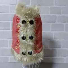 ♥️ポンポリース 犬服 ファー付きフード 花の刺繍 3号サイズポリースのサムネイル