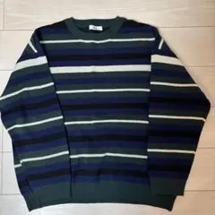 WEGO ストライプ ニットセーター L