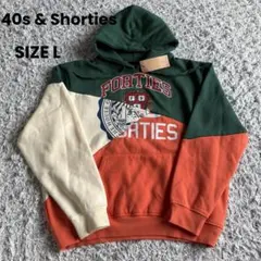40s & Shorties パーカー 人気デザイン Lサイズ ストリート