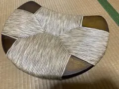 天然素材 半月型座椅子