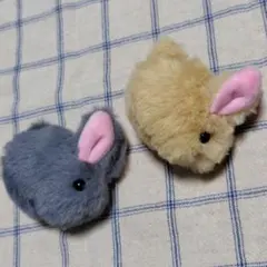 未使用品　うさぎ　マスコットキーホルダー2個セット