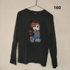 ミッキーマウス 長袖カットソー 160　ロンT