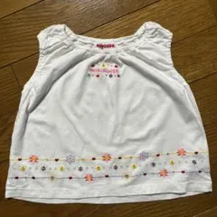 mikiHOUSE 花柄刺繍 トップス