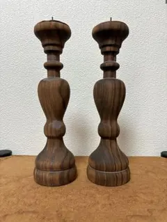 木製キャンドルスタンド ローソク立て ビンテージ