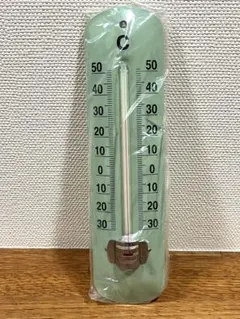 [새제품, 미사용] 폴리시드 리빙 아날로그 온도계 라이트 그린 TOP-3