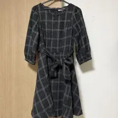 Rew de Rew チェック柄ワンピース