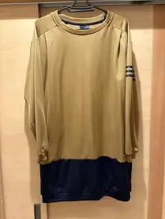 adidas 長袖トップス ブラウン　ネイビー