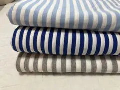 CHECK&STRIPE ボーダー生地セット 合計4.5m