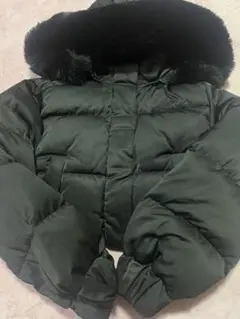 EATME フードダウンブルゾン　ブラック