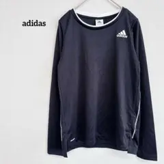 adidas アディダス 長袖スポーツTシャツ S ブラック トレーニング