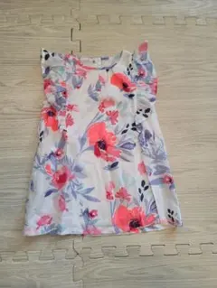 crazy8 フラワー 半袖シャツ 80 90cm ノースリーブ トップス