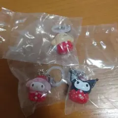 サンリオ　いちご　めじるしアクセサリー　ガチャ　メロクロ　ポムポムプリン