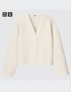 UNIQLO U メリノブレンドショートカーディガン M