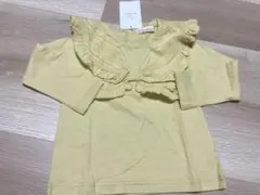 ブランシェス　フリル付き長袖シャツ 100cm