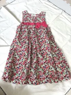花柄ノースリーブワンピース 130cm
