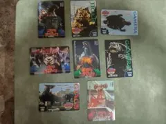 ガメラ ゴジラ カード アマダ まとめ売り8枚セット