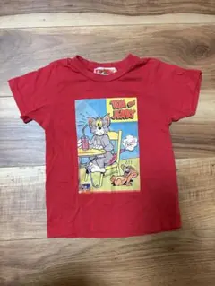 【美品】トムとジェリー 赤 Tシャツのサムネイル