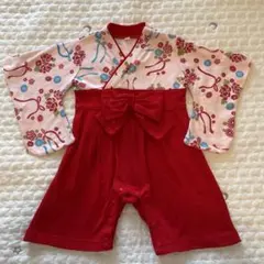 袴ロンパース 60