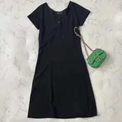 agnes b. アニエスベー カットソーワンピース 半袖 日本製◆8659