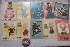 スパイファミリーポストカード プロマイド アーニャ セット11商品+おまけつき!