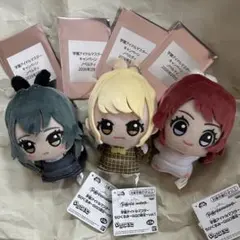 学園アイドルマスター　GiGO限定　ちびぐるみ 全3種セット　ノベルティ付き