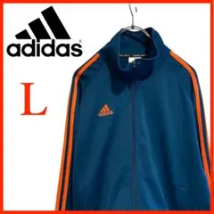 T4527★美品★アディダス*パフォーマンスロゴ*トラックジャケット*メンズL