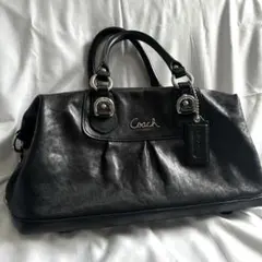 ⭐️レア⭐️COACH コーチ ボストン ハンドバッグ 黒　レザー　y2k