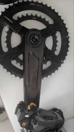 lexon カーボンクランク　172.5 中古 LEXON ロードカーボンクランクセット超軽量カーボンクランクセット 365