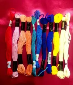 刺し子　刺繍糸まとめ