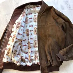 【Vintage】マックレガー ラムレザー ダービージャケット XL 短丈