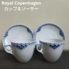 Royal Copenhagen カップ＆ソーサー 2客セット　未使用品
