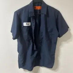 ディッキーズ　半袖シャツ　紺色