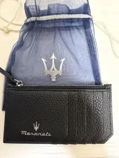 最終値下げにします！新品未使用Maserati ブラックレザーフラグメントケース