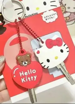ハローキティ❤️キーカバー　ラバーキーホルダーのサムネイル