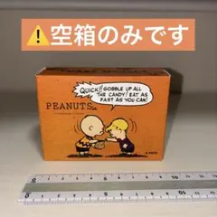 PEANUTS 空箱　チャーリー・ブラウン