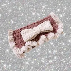 リボンペンケース　編み物