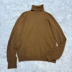 UNIQLO カシミヤ100% タートルネックセーター　ニット　M ブラウン